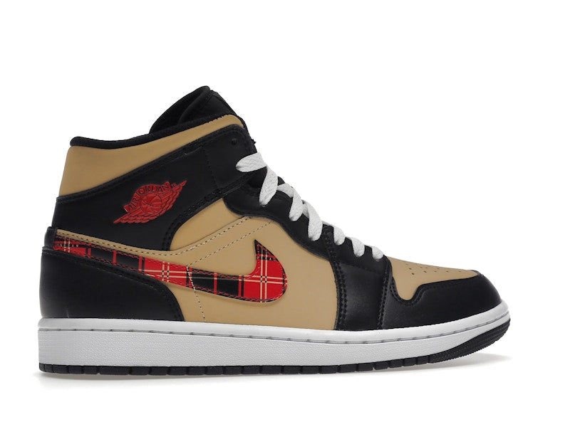 Air Jordan 1 Mid Tartan Swoosh