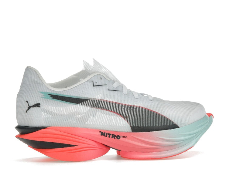Puma Fast-R Nitro Elite 3 White Glowing Red Mint (Women's)