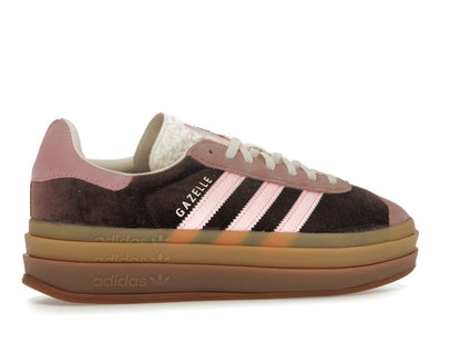 adidas Gazelle Bold Shadow Brown Warm Clay Glow Pink (Women's)