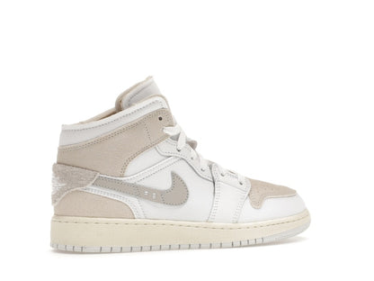 Jordan 1 Mid SE Craft Inside Out Tech Grey (GS)