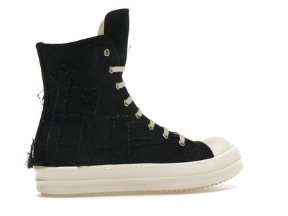Rick Owens DRKSHDW Slashed Sneaks Black Milk