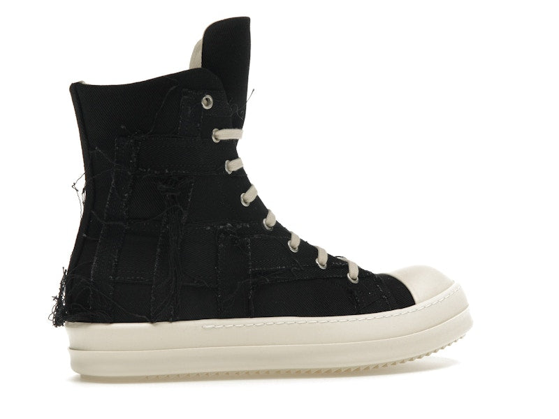 Rick Owens DRKSHDW Slashed Sneaks Black Milk
