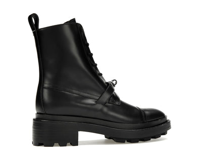 Hermes Funk Ankle Boot Noir Calfskin Leather