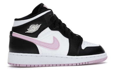 Jordan 1 Mid White Black Light Arctic Pink (GS)