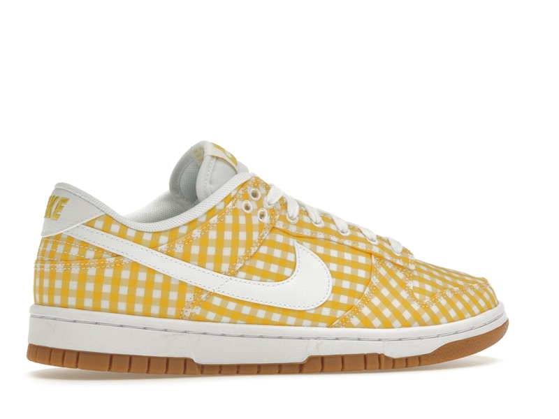 Nike Dunk Low Yellow Gingham (Women's)