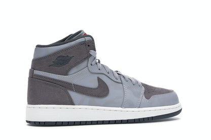Jordan 1 Retro High Camo 3M Wolf Grey (GS)
