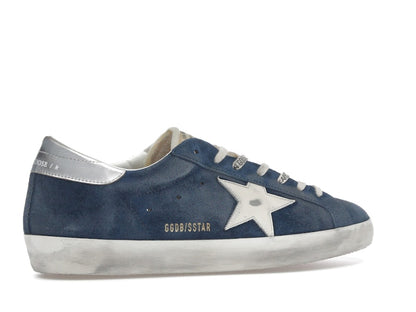 Golden Goose Super-Star Aviator Blue Cream Silver