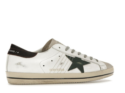 Golden Goose Super-Star White Seedpearl Green