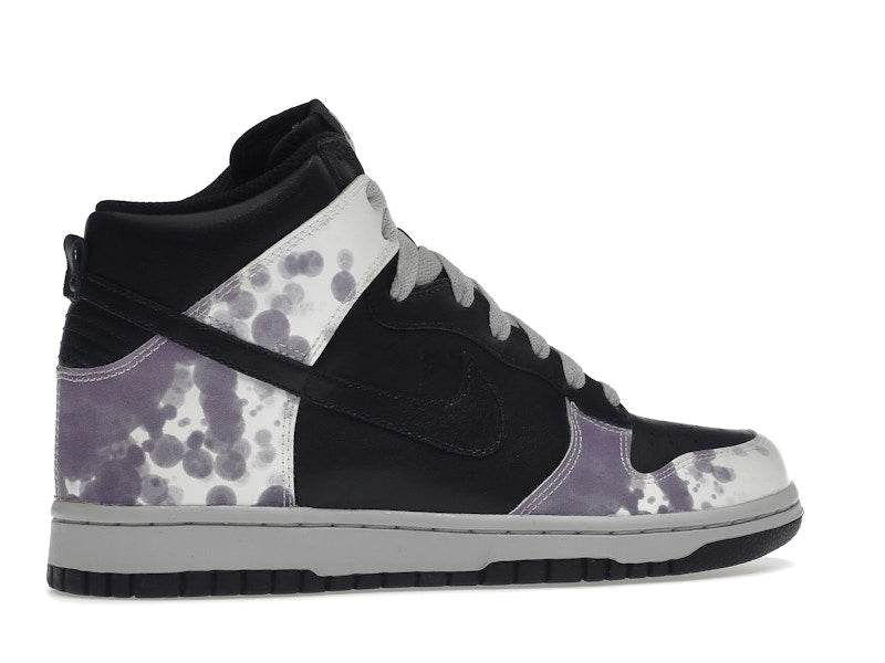 Nike Dunk High Splatter Black White Purple (Women's)