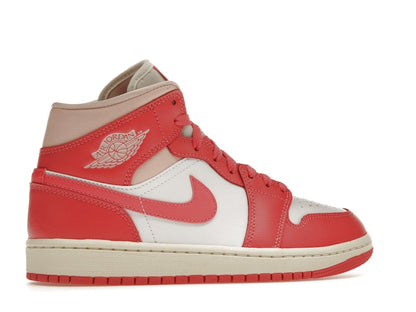 Jordan 1 Mid Strawberries and Cream (Women's)