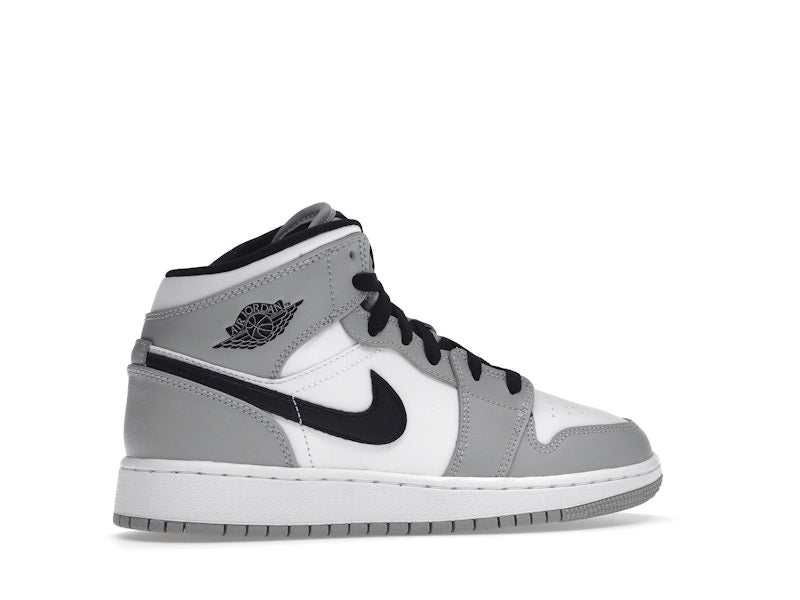 Jordan 1 Mid Light Smoke Grey (GS)