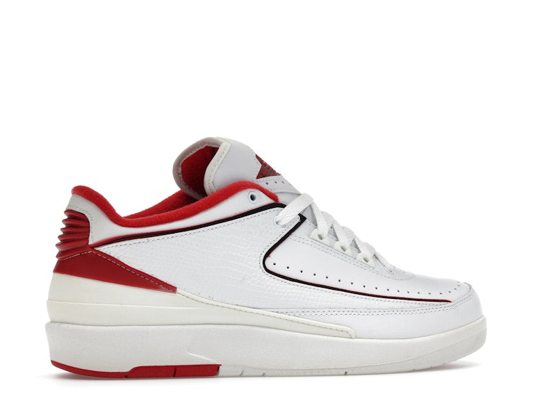 Jordan 2 Retro Low White Varsity Red