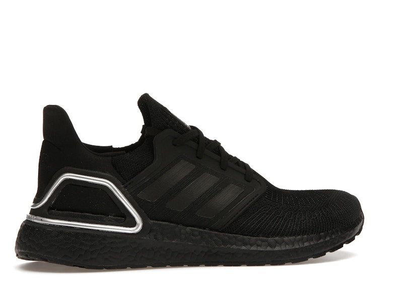adidas Ultra Boost 20 Core Black Silver Metallic