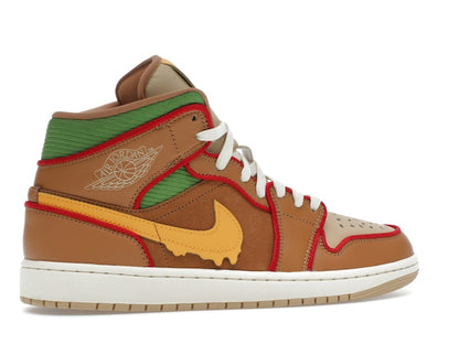 Jordan 1 Mid SE Cheeseburger