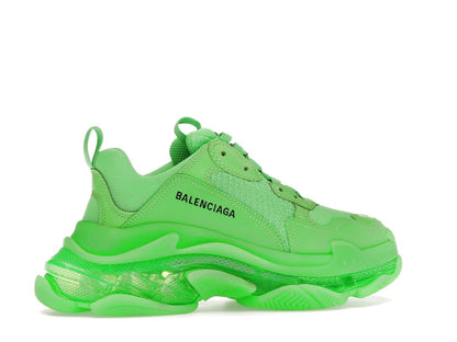 Balenciaga Triple S Soft Neon Green Clear Sole (Women's)
