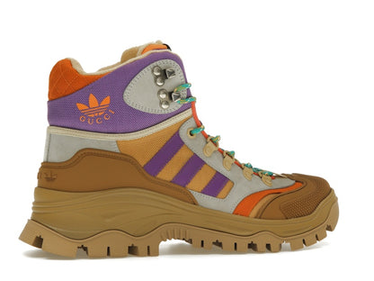 Gucci x Adidas Laced Up Boots Brown Purple (Women's)
