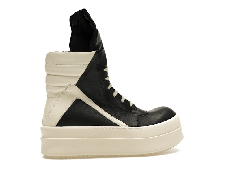 Rick Owens Mega Bumper Geobasket Black Milk