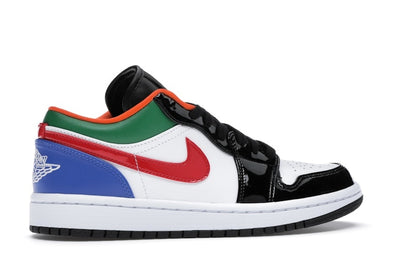 Jordan 1 Low Multi-Color Black Toe (Women's)