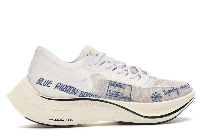 Nike ZoomX Vaporfly Next% Blue Ribbon Sports White