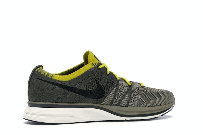 Nike Flyknit Trainer Cargo Khaki Bright Citron