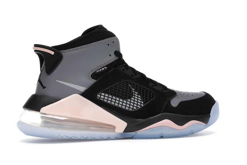 Jordan Mars 270 Black Gunsmoke Crimson Tint