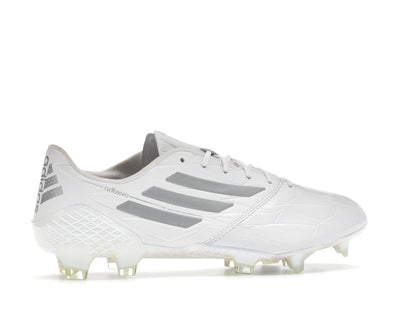 adidas Adizero F50 4 Leather FG White Silver Metallic