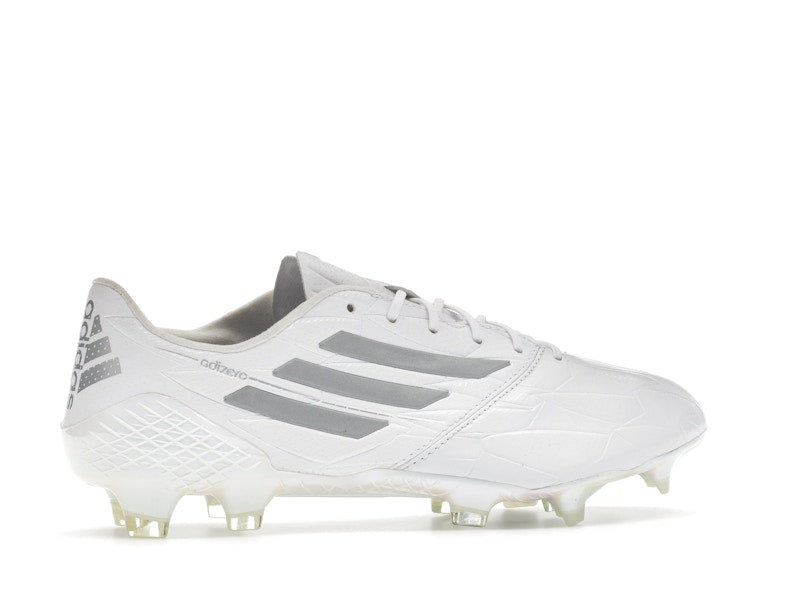 adidas Adizero F50 4 Leather FG White Silver Metallic