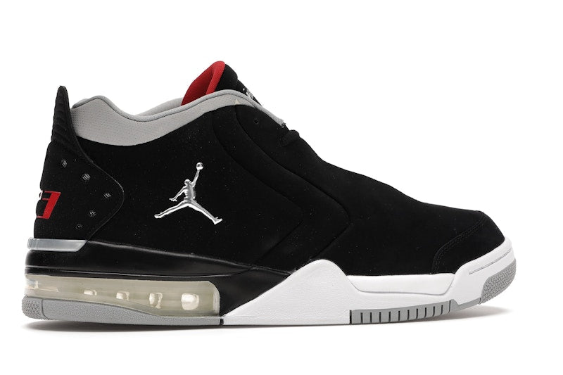 Jordan Big Fund Black Metallic Silver University Red