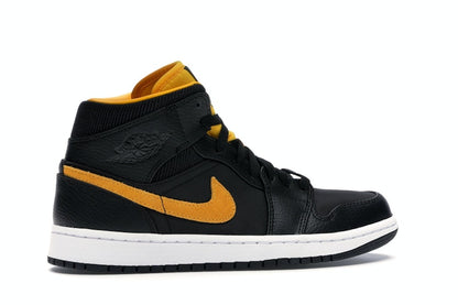 Jordan 1 Mid Black University Gold