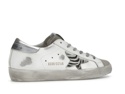 Golden Goose Super-Star Zebra Print Pony Skin Star (Women's)