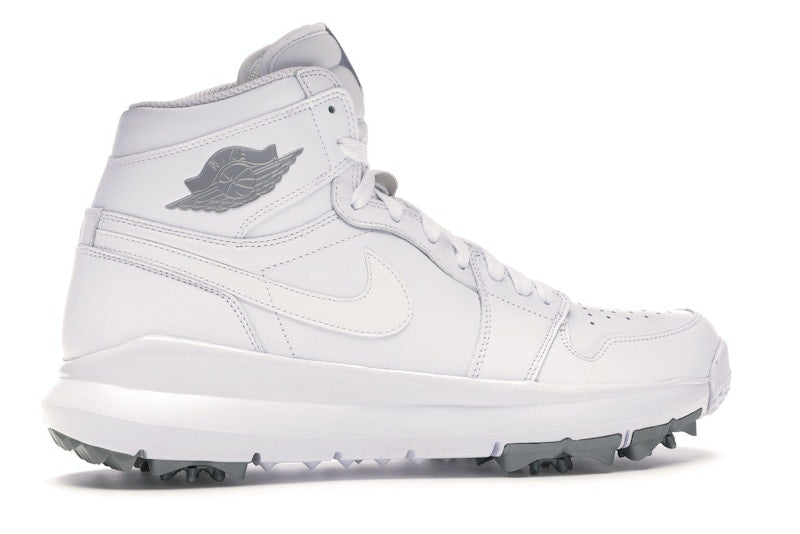 Jordan 1 Retro Golf Cleat White Metallic