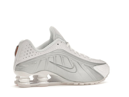 Nike Shox R4 White Metallic Silver (Women's)
