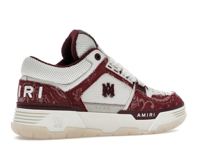 AMIRI MA-1 Bandana Denim Burgundy