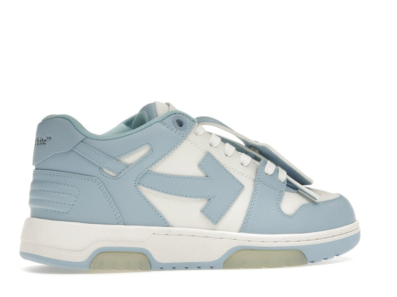 OFF-WHITE OOO Low Out Of Office Calf Leather White Light Blue
