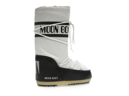 Moon Boot Icon Nylon Boot Black White