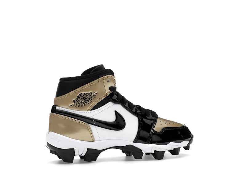 Jordan 1 Mid Cleat Patent Gold Toe (GS)