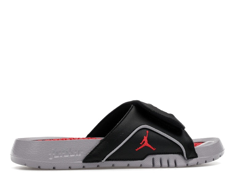 Jordan Hydro 4 Retro Black Cement Grey Fire Red (GS)