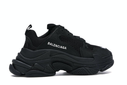 Balenciaga Triple S Triple Black (2018) Reissue Nondistressed (Women's)