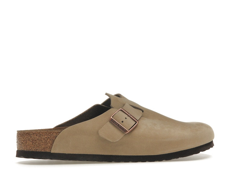 Birkenstock Boston Oiled Leather Tobacco Brown