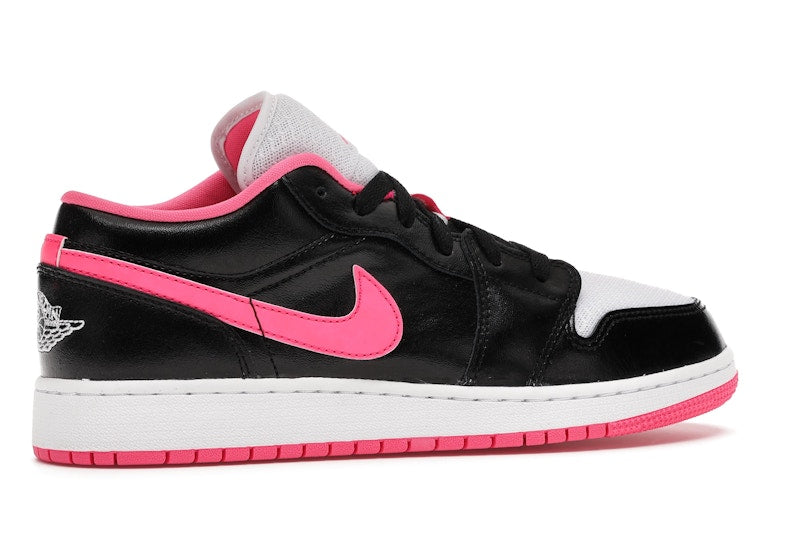 Jordan 1 Low Black White Hyper Pink (GS)