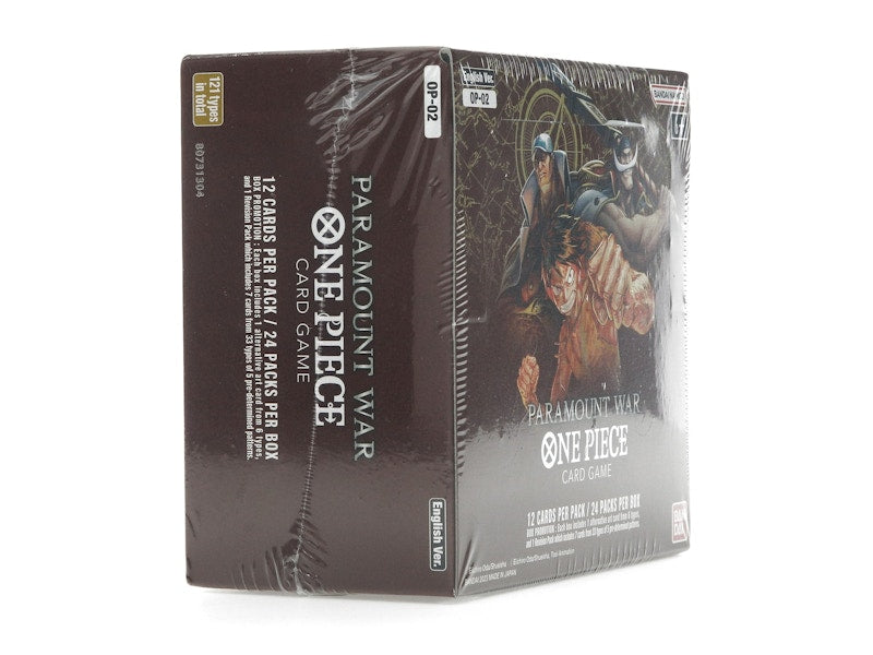 Bandai One Piece Card Game Paramount War Booster Box (OP-02) (English)