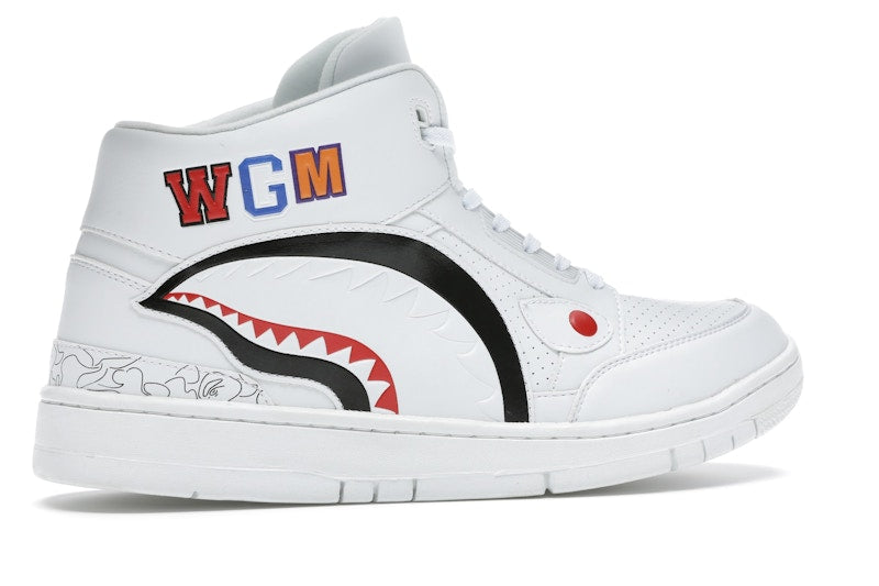 A Bathing Ape Cloud Sta Shark White