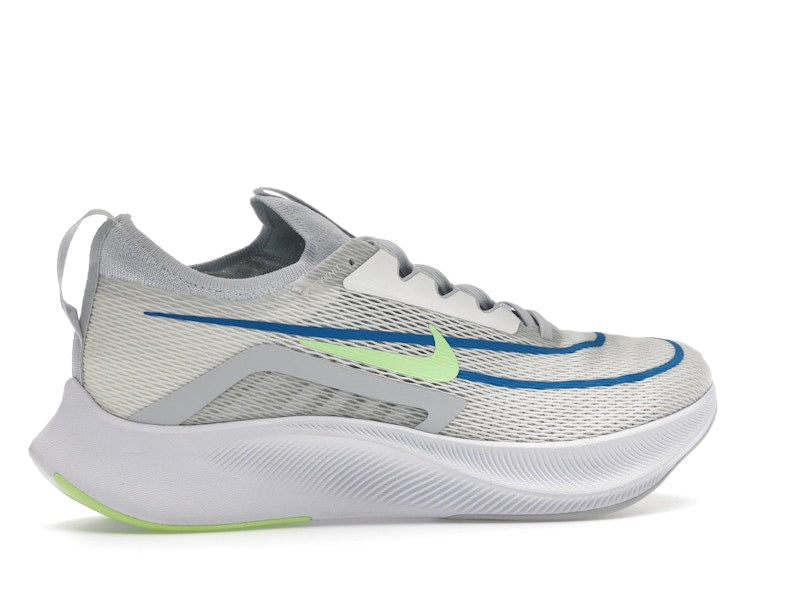 Nike Zoom Fly 4 Summit White Imperial Blue Lime Glow