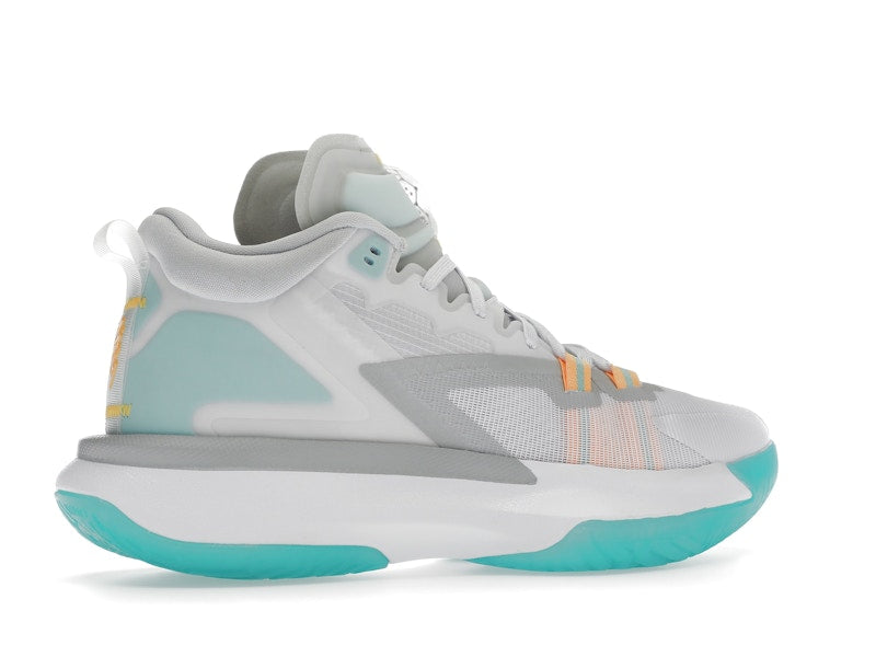 Jordan Zion 1 White Dynamic Turquoise