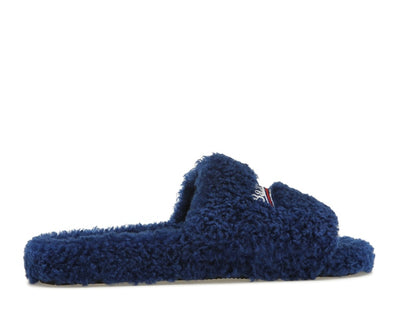 Balenciaga Furry Slide Blue