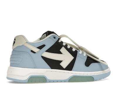 OFF-WHITE Out Of Office OOO Low Tops Light Blue Black