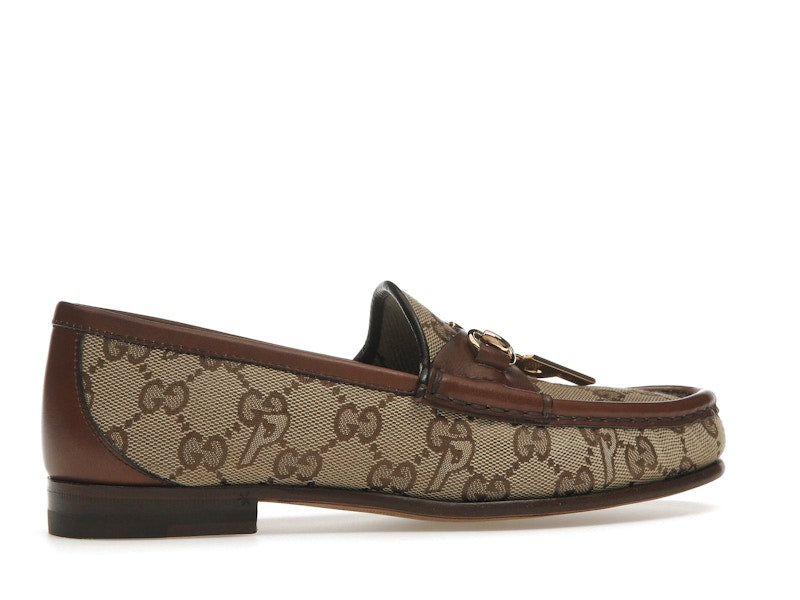Palace x Gucci GG-P Canvas Horsebit P Charm Beige