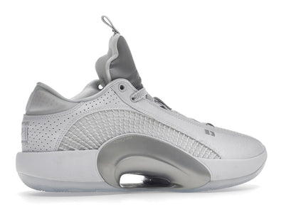 Jordan XXXV Low Metallic Silver (Clear Sole)
