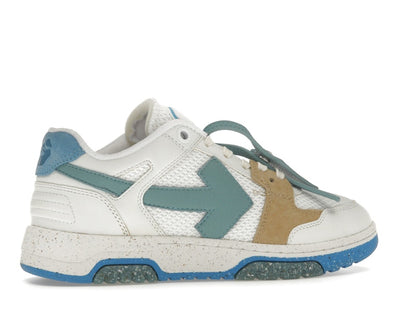 OFF-WHITE Out Of Office Low Slim White University Blue