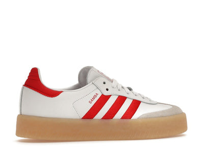 adidas Sambae White Better Scarlet Gum (Women's)